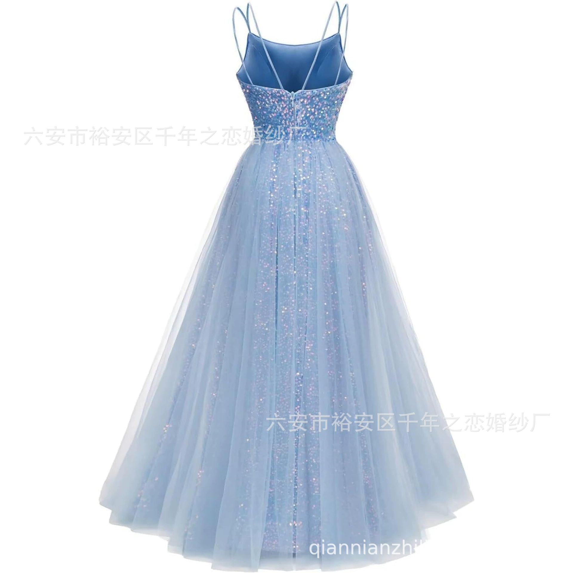 Nail sequins, evening dress, straps, suit, lifting effect, new collection, wholesale
