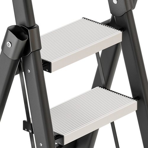 Ladderhome Folding Indoor Multi-functional A-Frame Step Ladder Safe Thickened Telescopic Convenient Aluminum Alloy Step Stair