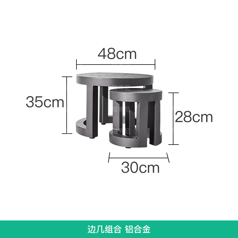 Sofá de patio para exteriores, muebles impermeables de una sola pieza para jardín, conjunto de mesa de centro de teca para terraza de hotel o villa.