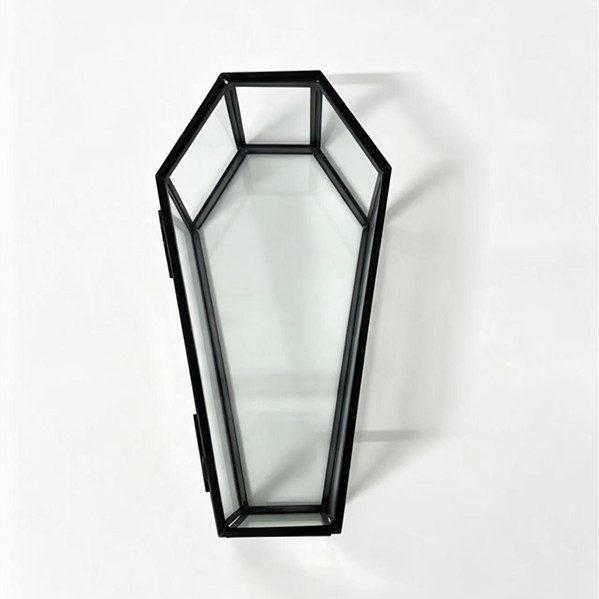 Glass Coffin Box with Lid Gothic Jewelry Display Box Black Vintage Halloween Ornament Storage Box Glass Coffin Box with Lid Gothic Jewelry Display Box Black Vintage Halloween Ornament Storage Box