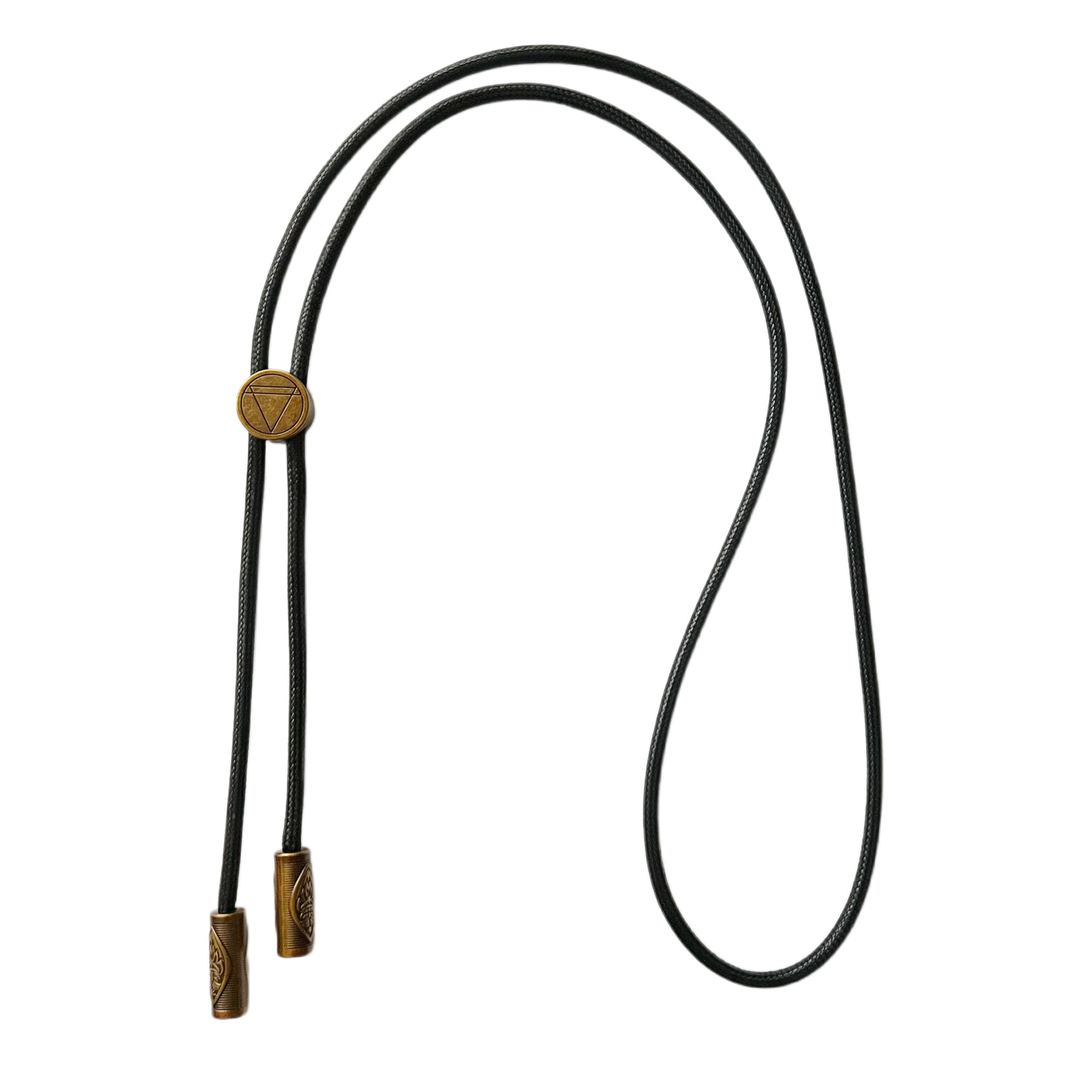 Bolo Tie Men's Retro Green Adjustable Necklace Simple Style_voghion.com