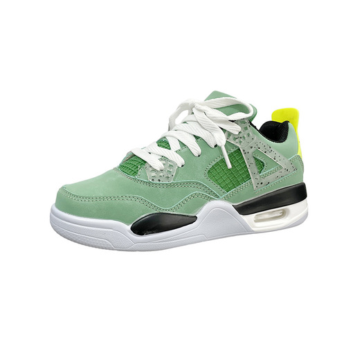 Hong Kong style retro ins college forest green niche air cushion jogging shoes ulzzang couple casual sports shoes for men and women
