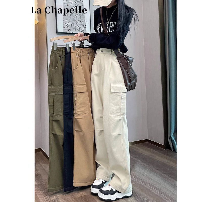 American-Style Straight-Leg Work Pants for Women, 2026 Spring and Autumn New High-Waisted Loose Casual Wide-Leg Pants for Petite Figures