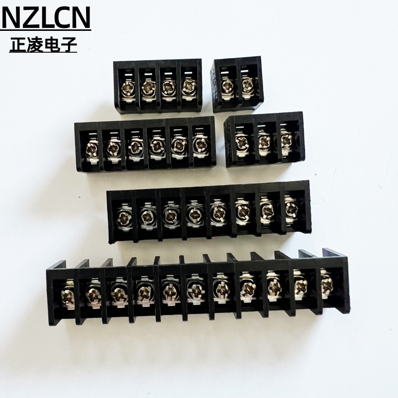 HB635/611 DC29B 6.35环保不带盖电源座端子 螺钉端子带靠背