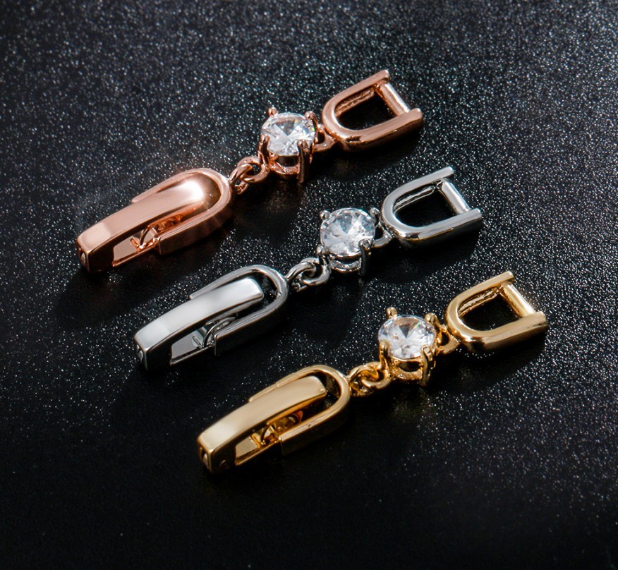 14/18/24k真金メッキ銅にドリルと長尾鎖の鎖の鎖のチェーンのネックレスを入れて長い鎖のアクセサリーの部品を掛けます。