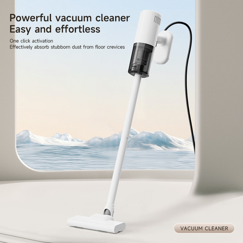 Cross-Border Handheld Vacuum Cleaner for Home Use, High Suction Power, Smart Suction and Mopping Integrated, Wired, Multi-Functional, High-Power Electric Vacuum Cleaner