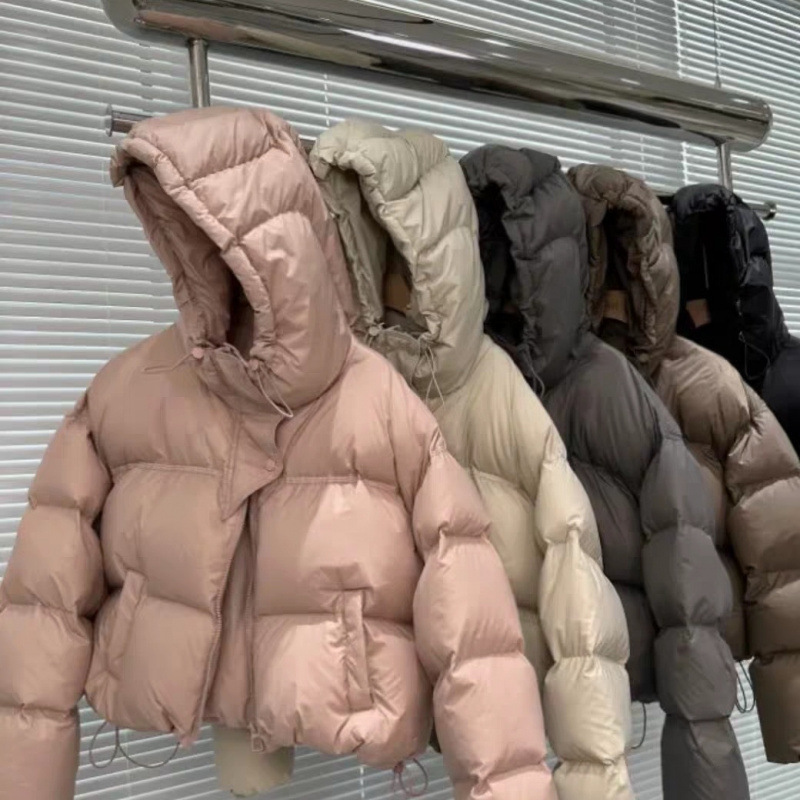 2024 winter new short down jacket female designer puff bread clothing fashion explosion high sense coat 2024 winter new short down jacket female designer puff bread clothing fashion explosion high sense coat