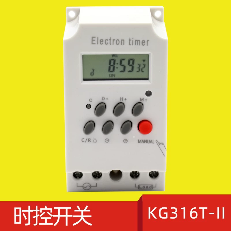 KG316T-II микрокомпьютерный переключатель времени таймер с четным автоматическим переключателем времени KG316T-2