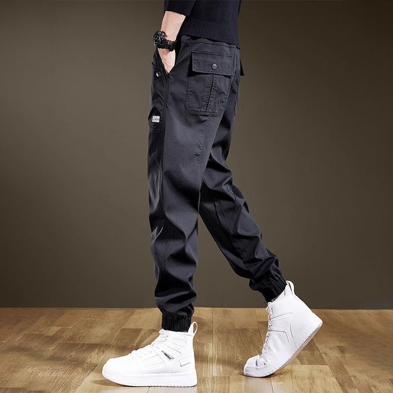 Cross-Border Wholesale Pants for Men 2024 New Casual Pants Men's Pants Leggings Sports Pants Multi-Pocket Wear-Resistant Cargo Pants for Men