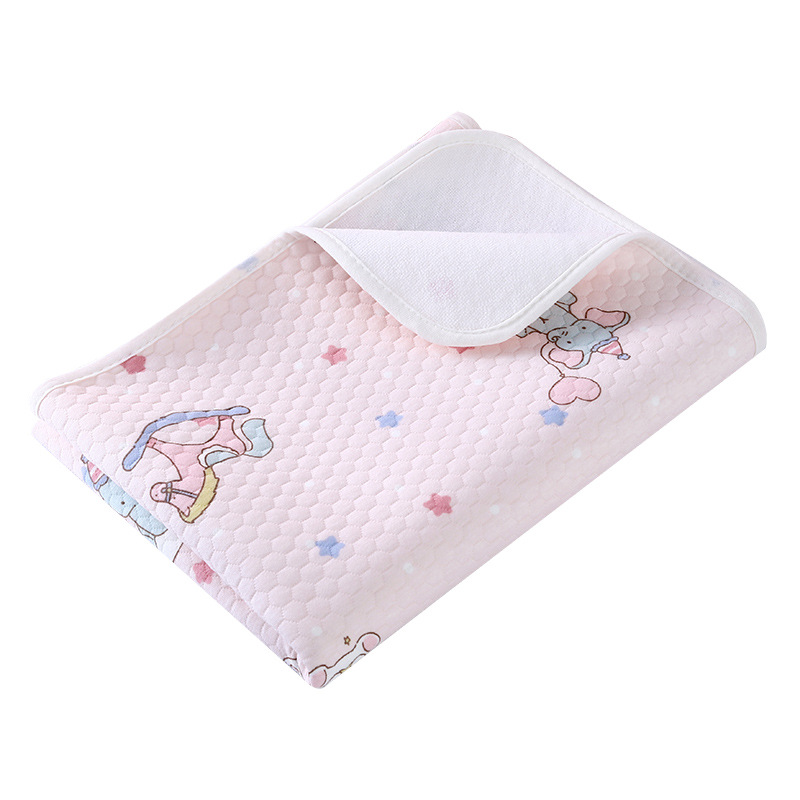 Almohadilla para pañales de algodón para bebés de gran tamaño impermeable, transpirable, a prueba de orina, lavable, colchón a prueba de orina para toda la cama, almohadilla de enfermería para tía