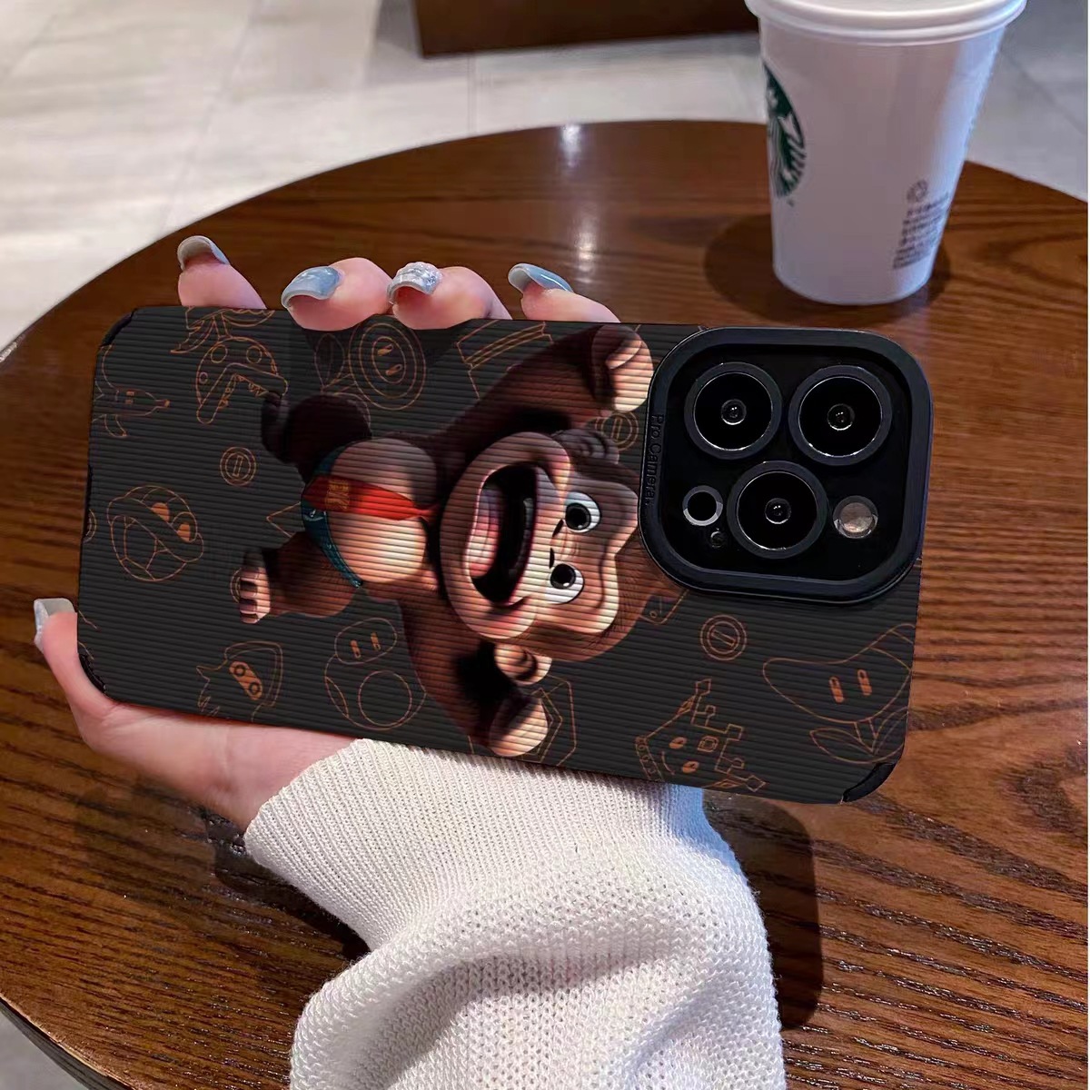 Suitable for Samsung A12 phone niche high-end toothpick pattern A53 A32 cute protective case_voghion.com