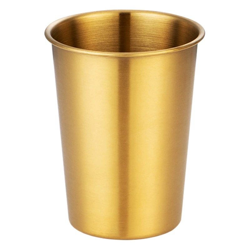 Индустриальный стиль ins чашка из нержавеющей стали 304 керлинг пивная чашка Логотип Кофейная чашка удобная чашка Однослойная чашка для холодных напитков