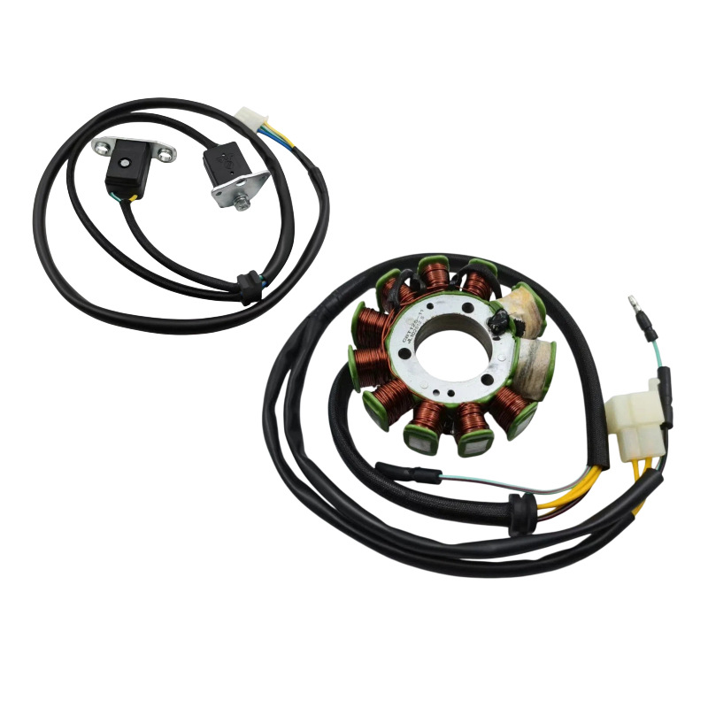 Suitable for Honda Ca250-11 Dual-Cylinder Motorcycle Magneto Stator Coil Generator Coil with Trigger