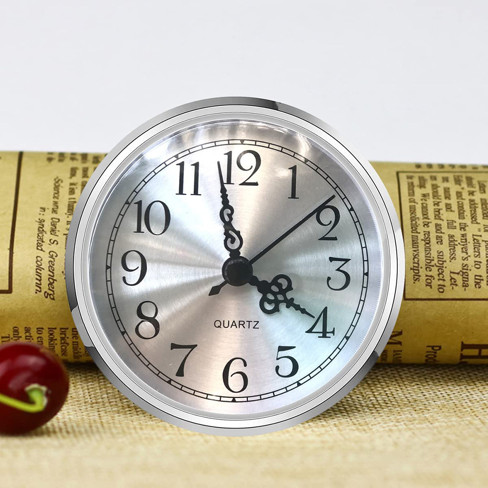 直径90mm钟头银色3