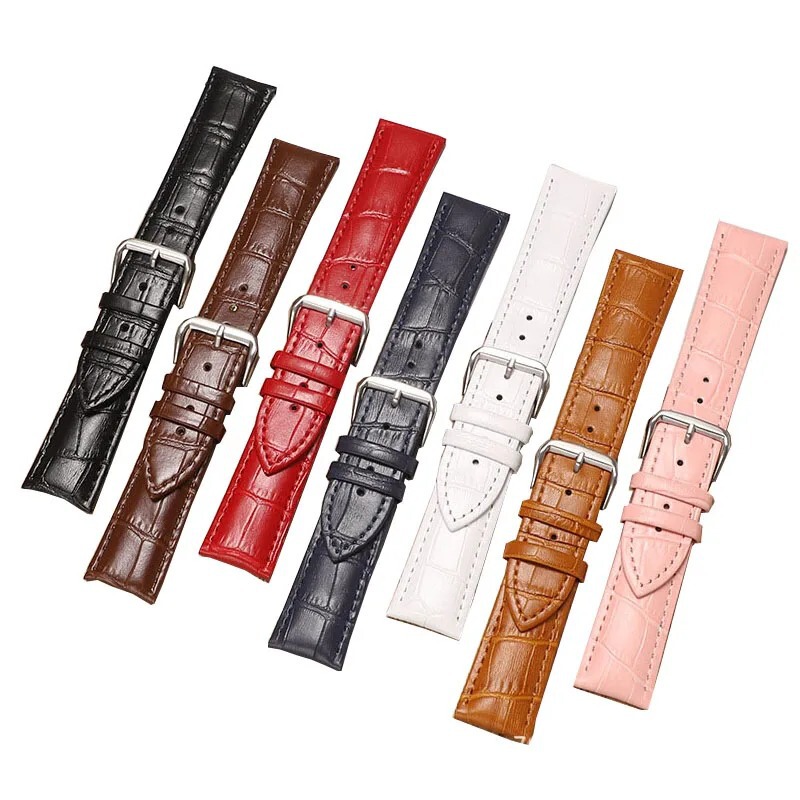 20mm/22mm Bamboo Crocodile Strap Leather for Samsung Galaxy Watch6546mm Huawei GT4