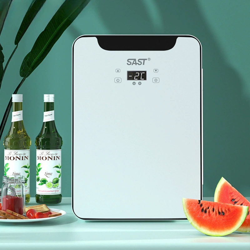 Mini car-mounted home dual-purpose refrigerator home dormitory student refrigeration single dormitory small refrigerator fixed frequency