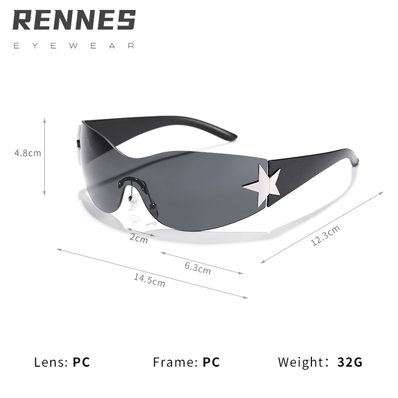 2023 nuevas gafas de sol de metal cuadradas de las mujeres de moda ins estilo personalizado de moda UV400 UV a prueba de gafas de sol de metal