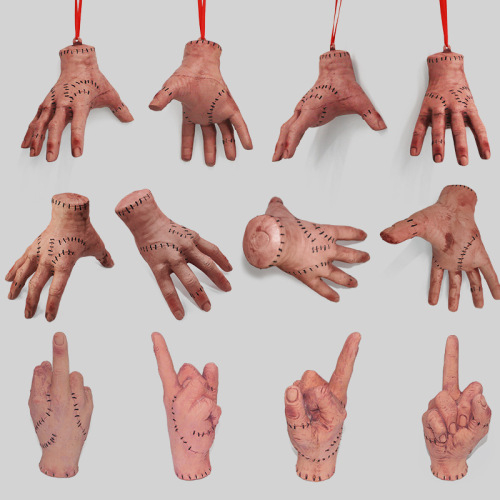 Addams Family Latex Broken Hand Ornament Wednesday Little Things Crafts Masquerade Horror Palm Props