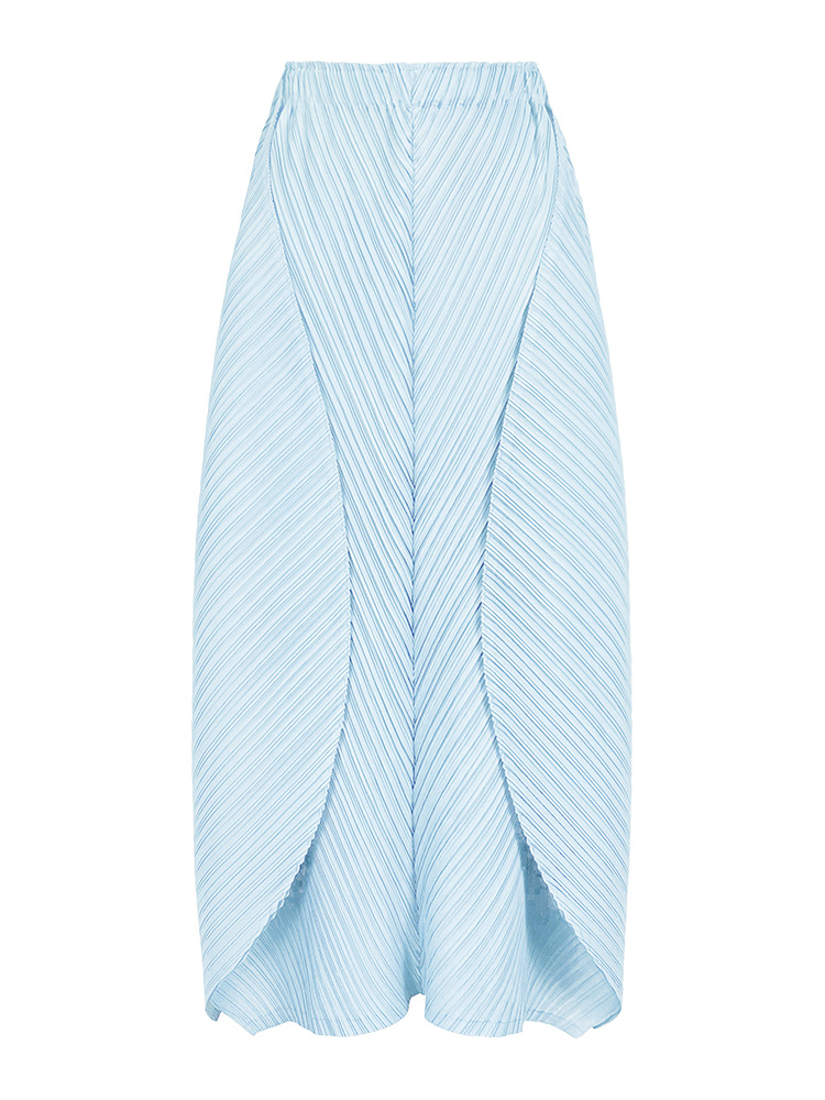 아쿠아 블루 스커트