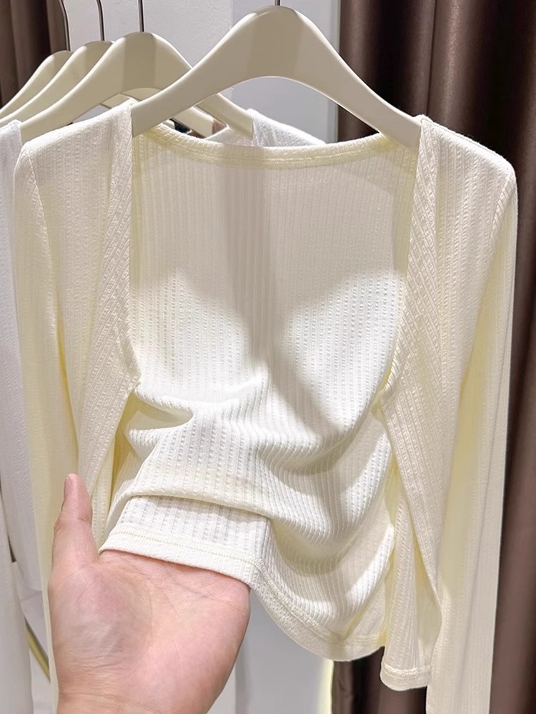 Knitted summer cardigan