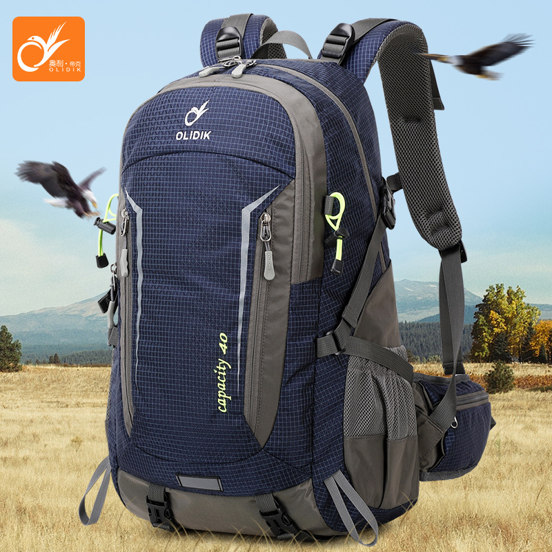 Cross-border Backpack Men's Backpack Travel Lightweight Large Capacity Water-repellent Short-distance Travel Bag Women's Outdoor Mountaineering Bag