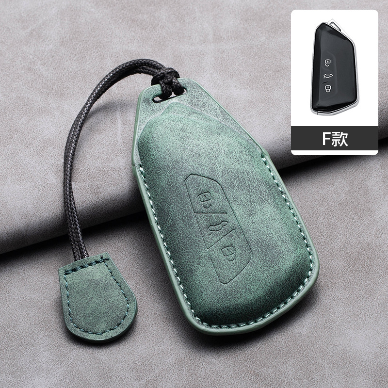 Volkswagen (f style olive green + leather rope)