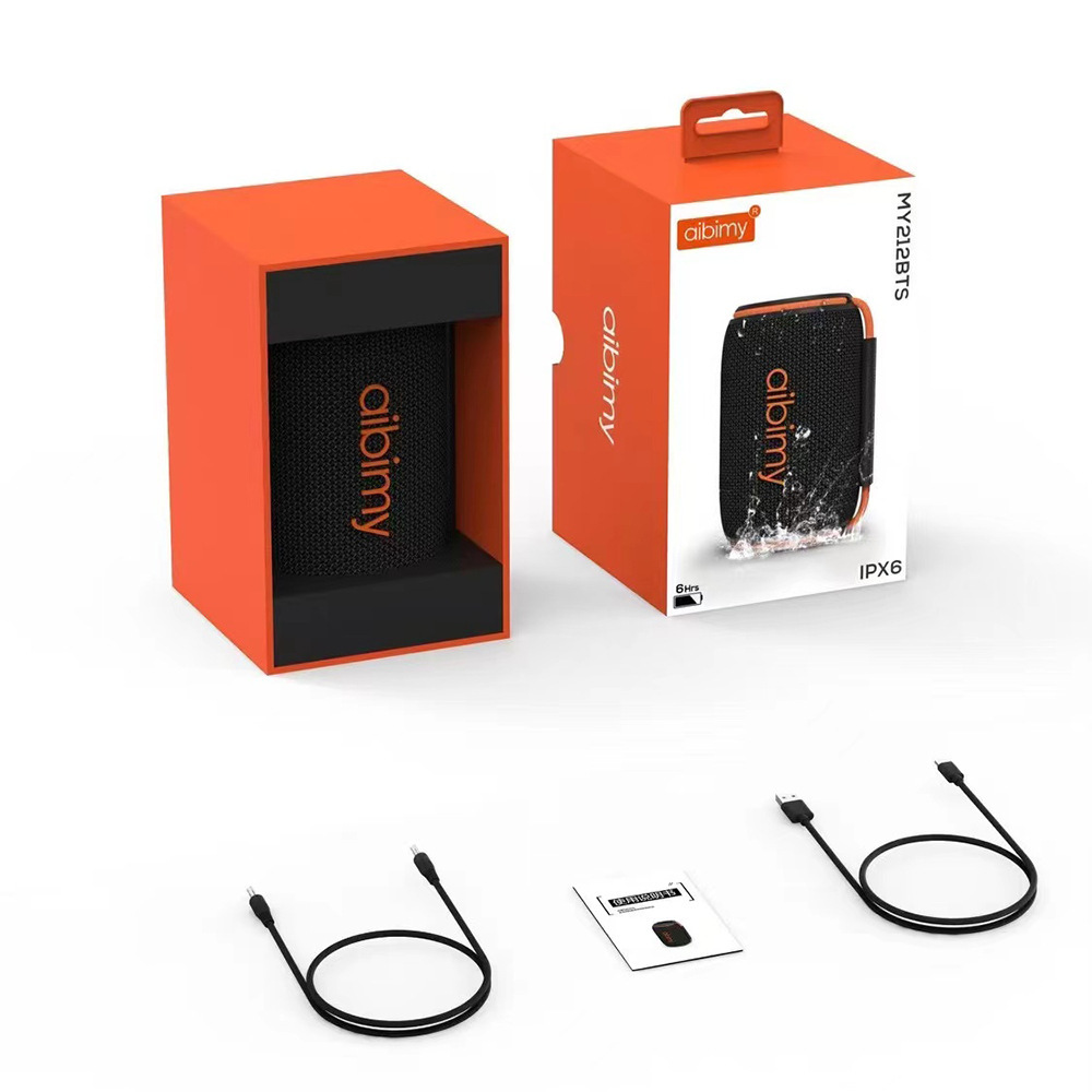 ABIMI inalámbrico a prueba de agua Bluetooth TWS serie 212 BT subwoofer colorido audio portátil