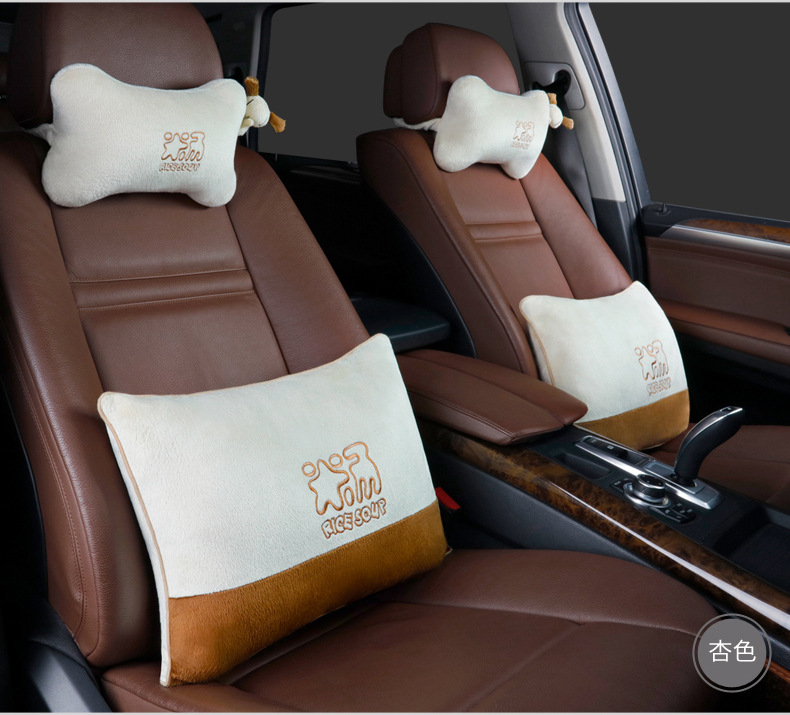 Aichewu Car Headrest, Neck Pillow, Car Cushion, Cute Cartoon Car Pillow, Car Driving Cervical Spine Supplies