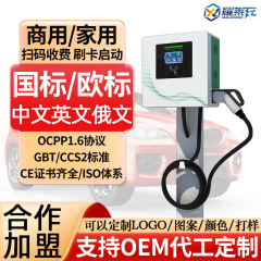 电动汽车充电桩30KW商家用壁挂立柱扫码刷卡40kw直流充电站高效