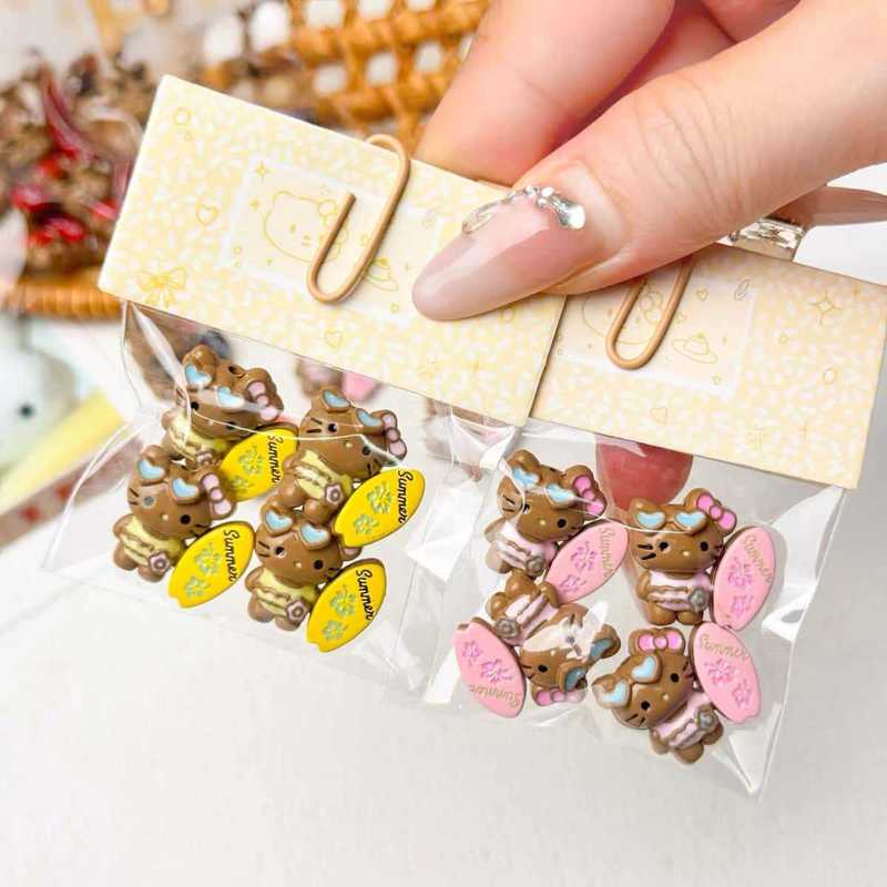 可爱合金黑皮冲浪凯迪猫串珠手工diy手机链钥匙扣材料饰品配件|undefined