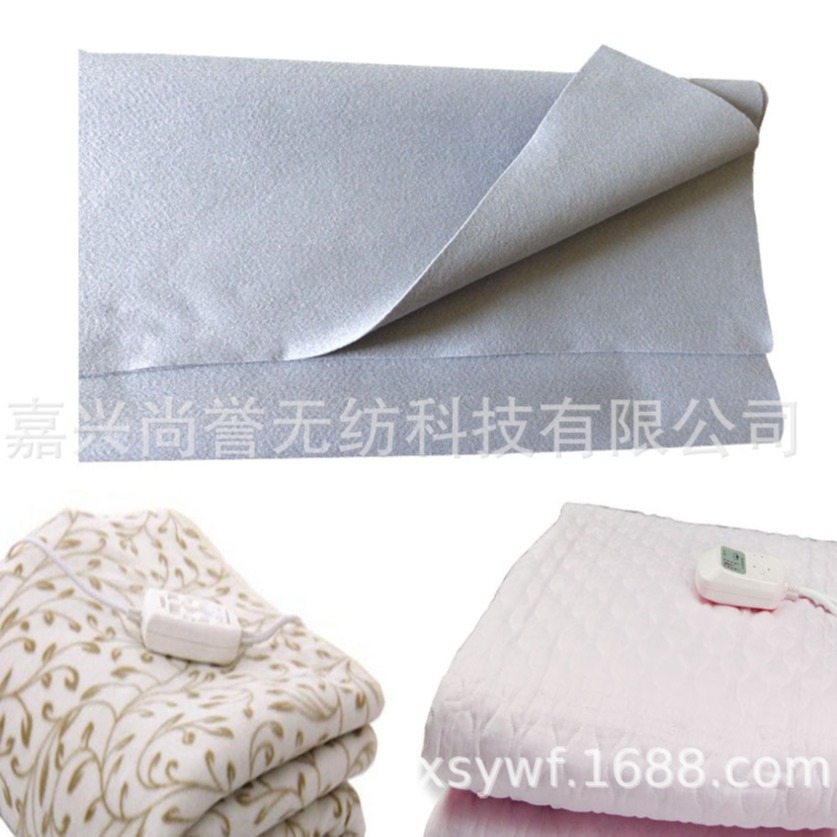 工厂直销 电热毯针刺无纺布 涤纶针刺棉 白色棉 源头厂家