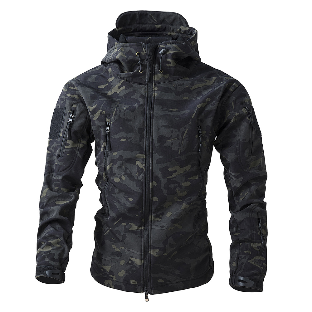 Men's 3-in-1 Breathable Windproof Camouflage Outdoor Jacket_voghion.com