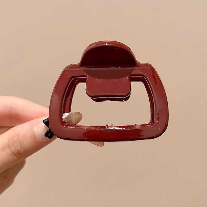 Internet popularidad brota Anchor clip de agarre rojo de la cabeza de las niñas, cabello de tiburón, tocado de alta calidad, cabello grande, más