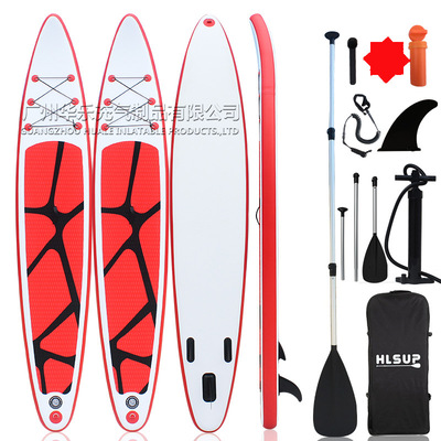 廠家直銷初學者充氣SUP成人站立式便攜充氣槳板滑板劃水板沖浪板