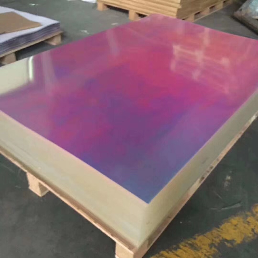 厂家生产炫彩亚克力板镭射幻彩板有机玻璃板现货加工灯箱