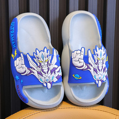 Ultra Man Children's Summer Cartoon Soft Sole Non-Slip Thick Baby Boys Bath Room Home Shoes
