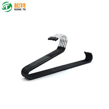 跨境鹅型裤架正向浸塑裤挂衣帽架翘头防滑收纳架Z形吊带架批发