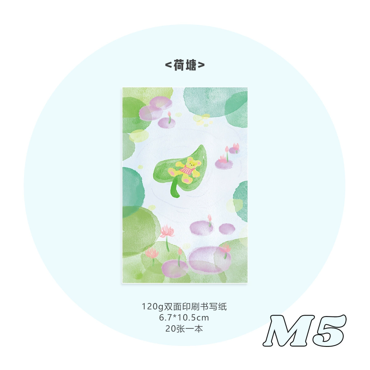 Handheld M5 Storage Set — Transparent PVC Shell, Inner Pages & Accessories, Multi-Color