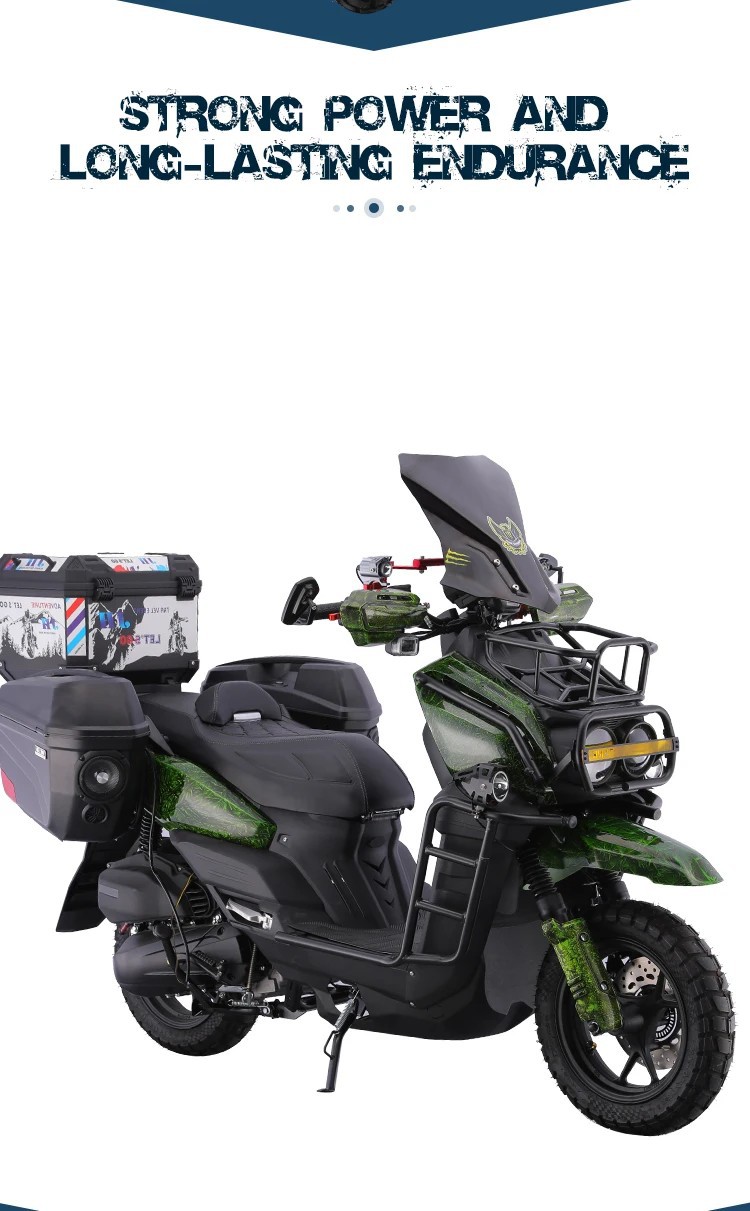 Fuel-Powered Motorcycle New Xi Tk Tank Motorcycle 150Cc Adult Fuel Vehicle Fuel Export Scooter Available for Wholesale