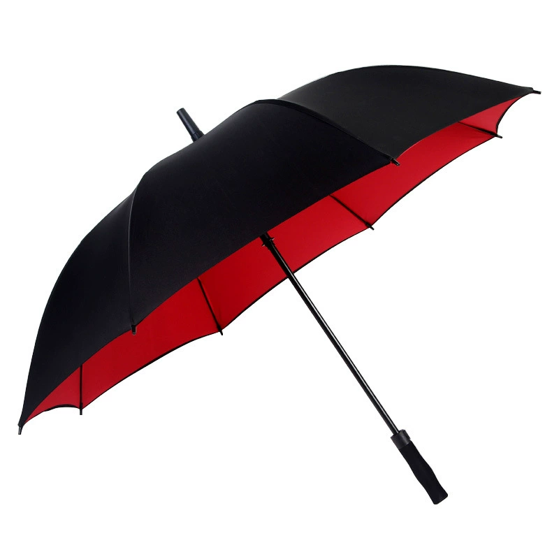 No. 1 automatic umbrella, double layer thickened and reinforced, large, storm resistant, long handle, three persons strong, welcome wholesale