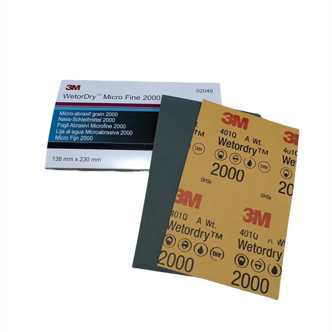 3M401Q美容水磨砂纸2000目汽车漆面打磨抛砂纸