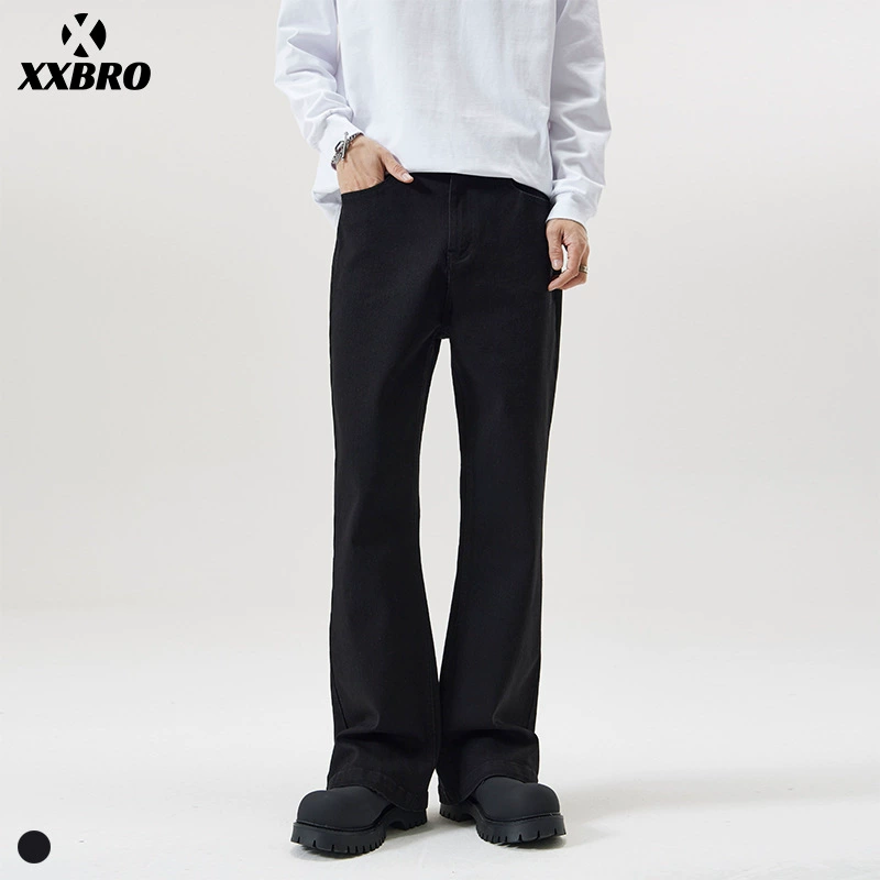 Xxbro мужская одежда #2024 осень новый стиль Gaojie Chaoi Weila джинсы тонкая тонкая и длинная эластичная брюки