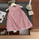 2024 Summer New Korean Style Girls Sleeveless Skirt Baby Summer Mao Mao Cute Women's dress 24113
