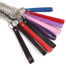 sm情趣一件颈套铁链牵引绳另类调教狗奴挂脖项圈铁链牵引链性用品