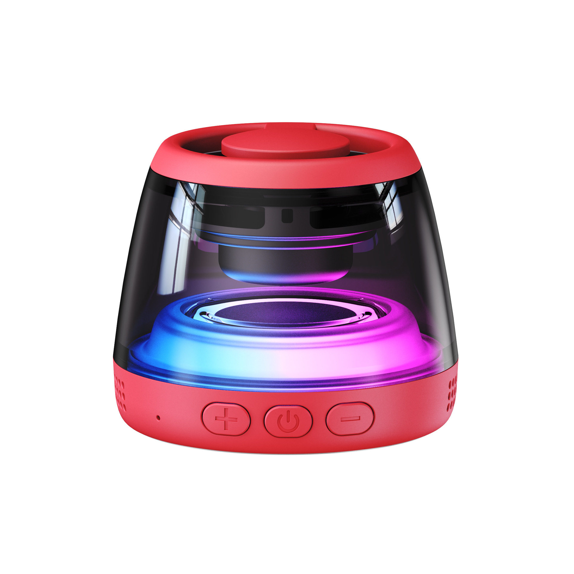 Altavoz magnético explosivo transfronterizo, soporte para teléfono móvil, lámpara RGB portátil, audio Bluetooth, subwoofer, altavoz TWS al aire libre