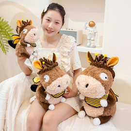 搞怪蜜蜂驴公仔小毛驴毛绒玩具丑萌玩偶儿童睡觉娃娃女友生日礼物