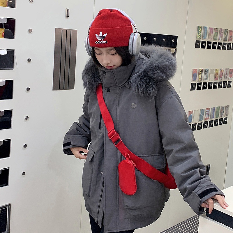 外贸亚马逊外销冬季欧美女士棉衣棉袄短款面包服大码棉服女外套潮