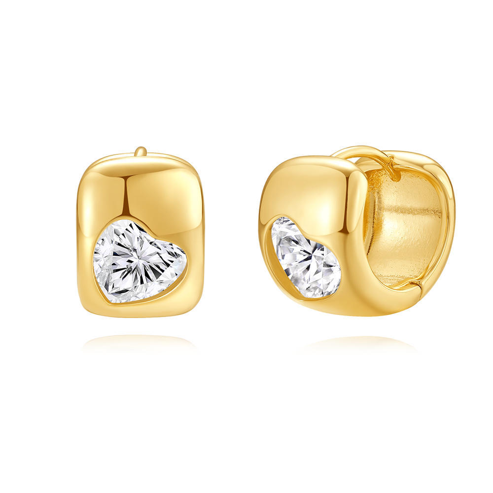 Temperamento de lujo ligero transfronterizo europeo y americano tendencia moda ocho estrellas cobre personalidad exquisita amor todo fósforo aretes mujer