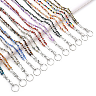 �羳ˮ����Ȼʯlanyard necklace�֙C耳׹�����������ϵ����