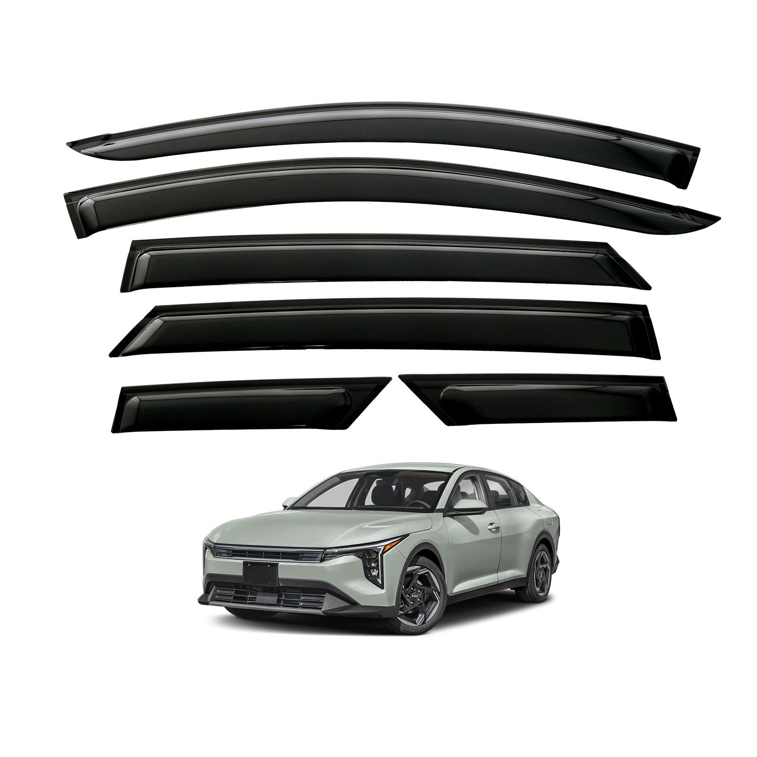 Aplicable al protector solar de Kia Motors, protector solar de ventana Kia k4, protector solar de ventana y ceja de lluvia